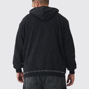 2025 nouveau arrivé 100% coton français Terry Boxy Fit sweats à capuche personnalisé DTF imprimé logo lourd pull à capuche et sweat-shirt - Product Image 6