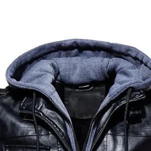 Chaqueta impermeable a prueba de viento de cuero genuino Premium para hombre al mejor precio Teñido liso para invierno en todos los tamaños Venta en línea disponible - Product Image 2