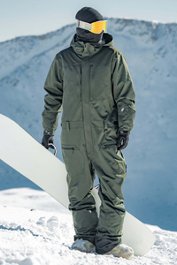 Traje de Esquí Personalizado con Logotipo para Hombre, Chaqueta de Esquí con Capucha para Hombre, Ropa de Esquí y Snowboard para Invierno - Product Image 6