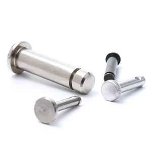 Goupille de positionnement à tête plate fendue en acier inoxydable sur mesure 1,5 mm-100 mm, rivet d'usine - Product Image 1