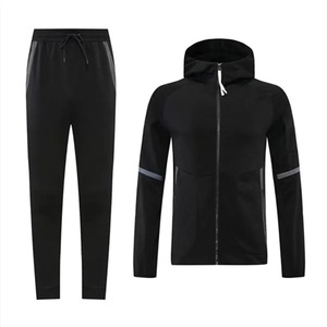 Custom OEM Running Sports Custom Blank Logo Fit Sweatsuit 2 Piezas Set Pantalones de chándal Joggers Cremallera completa chándales para los hombres - Product Image 3