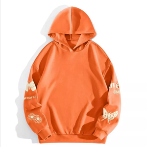 Sweat à capuche personnalisé pour homme en molleton de coton respirant et écologique, imprimé sur toute la surface, de haute qualité, thermique, avec logo uni - Product Image 3