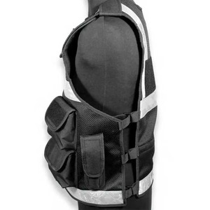 Chaleco de Seguridad Reflectante de Lona y Algodón para Hombre, Profesional, Invernal, Transpirable, Cómodo, con Protección y Visibilidad, Estilo Ropa de Trabajo - Product Image 6