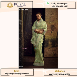 Nouveau designer pur tissu organza doux soie Swarovski diamant travail entièrement broderie travaillé fantaisie saree fabricant Surat inde - Product Image 6