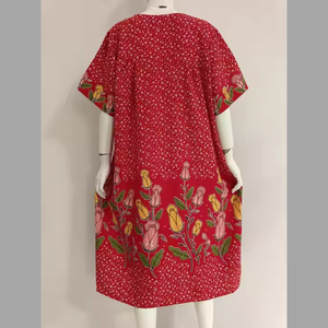 ชุดผ้าบาติกลำลองสำหรับผู้หญิงชุดเดรสแบบดั้งเดิมสไตล์อินโดนีเซียใส่สบายทุกวัน - Product Image 2