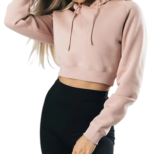 Nouveau style Logo personnalisé femmes décontracté solide longueur régulière hiver à manches longues polaire à capuche survêtement empilé pantalon - Product Image 5