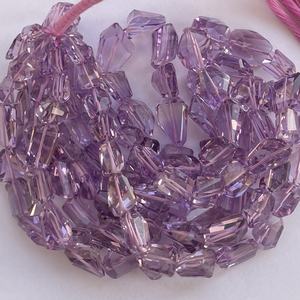 Perles de pierres précieuses en améthyste rose naturelle du Brésil, facettées, de 10 mm, 14 mm, 20 mm, de qualité supérieure, grade AAA, pour la création de bijoux - Product Image 4