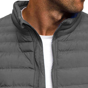 Veste matelassée personnalisée imperméable de haute qualité pour hommes Veste matelassée décontractée chaude et respirante en polyester Vestes pour hommes Expédition DDP - Product Image 2