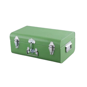 Boîte à bijoux en métal avec revêtement en poudre brillant Boîte de rangement en métal blanc de luxe polyvalente de haute qualité Prix direct d'usine - Product Image 4