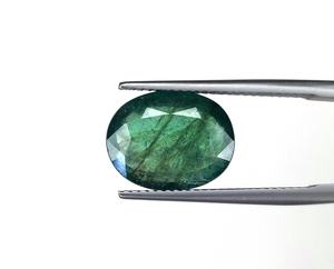 Mejor precio 100% Calidad fina natural 5,25 quilates Esmeralda de Zambia Corte ovalado Color verde medio Piedra DE NACIMIENTO DE MAYO para hacer colgante - Product Image 1