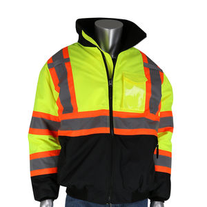 Vêtements de travail d'hiver personnalisés en usine veste de sécurité réfléchissante haute visibilité vêtements d'hiver imperméables personnalisés - Product Image 1