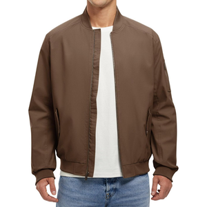 Chaqueta Bomber para Hombre, Fabricada en Isha Industry, con Cuello Alto, Logotipo Personalizado e Impresión, 100% Lona Recubierta de Poliéster, Superventas - Product Image 3