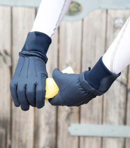 Gants d'équitation en cuir d'hiver professionnels ultra respirants, durables, avec une adhérence optimale, vente en gros, logo personnalisé, gants d'équitation pour chevaux - Product Image 5