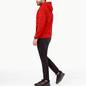 Top Tendance Nouveau Style Entièrement Personnalisé Logo Hommes À Capuche Nouveau Élégant Streetwear Plain Hoodies Pour Hommes - Product Image 3