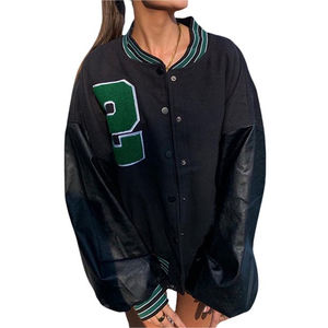 Chaquetas Varsity de Alta Calidad al por Mayor, Chaquetas Casuales de Calle Personalizadas de Alta Calidad, Totalmente Personalizadas para Mujer - Product Image 3