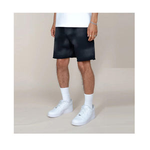 <b>Top</b> Premium Quality Men Customization Logo Summer Acid Washed and <b>Distressed</b> Men's Shorts White Length Men's Pants - Product Image 3