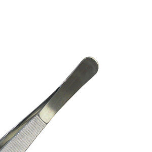 Fórceps dentados Adson de acero inoxidable de 12cm, fórceps de disección de vendaje quirúrgico manual con dientes dentados - Product Image 2