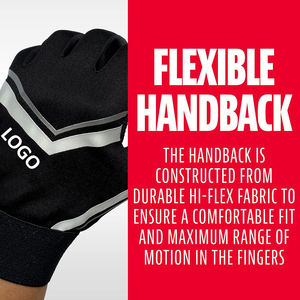 Produit chaud Gants récepteurs de sport antidérapants confortables Poignées Meilleure performance Fermeture avec logo personnalisé pour les joueurs de football - Product Image 6