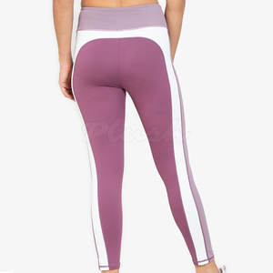 Mallas de cintura alta de algodón 100% personalizadas para mujer, diseño informal transpirable con personalización de logotipo a un precio razonable - Product Image 3