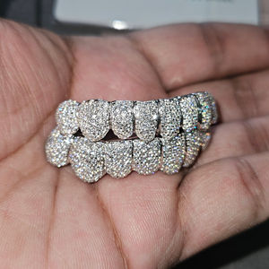 จี้ทอง925เพชรโมอิสออกแบบได้ตามต้องการดีไซน์ล่าสุดสไตล์ฮิปฮอปกระเป๋าเงินน้ำแข็งที่ประกันตัวชุบทองเครื่องประดับที่มีเสน่ห์ - Product Image 1