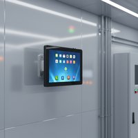 Panel PC Industrial Todo en Uno Intel I5 I7 de 10.ª Generación, 8GB DDR4, Pantalla Táctil, IP65 Resistente al Agua, Montaje VESA, RS485 COM