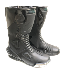 Zapatos de moto de carreras de cuero genuino hechos a medida para hombre, botas de invierno impermeables cómodas, punta cuadrada de goma - Product Image 6