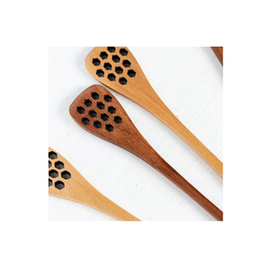 Natural <b>Wooden</b> Honey <b>Spoon</b> Flatware Items Most Demanding Honey Stick Premium Quality Product Best Design - Product Image 4