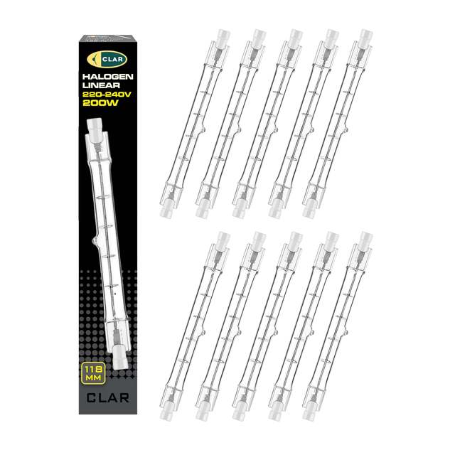 LINEAL 200W Halogen Bulb Standard 220-240V 118mm