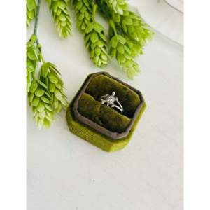 Southwest-Inspired Sterling Silver <b>Turtle</b> <b>Ring</b> Rhodium-Plated Gemstone Trendy Religious Style Size 8.5 Made Claw Inlay - Product Image 3