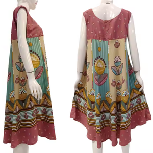 Ropa informal para jóvenes Nuevo patrón floral de verano Material cómodo de alta calidad para uso diario Ropa de dormir de talla grande para mujeres - Product Image 6