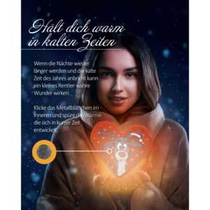 Calentadores de manos y pies con forma de corazón de reno Didi, juego de 4 - Product Image 6