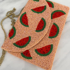 Bolso de Magnolia con cuentas, monedero con cuentas florales, bolso de flores blancas, bolso de hombro de primavera, monederos con cuentas de verano, hecho a mano floral - Product Image 1