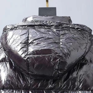 Meilleure qualité Capuche détachable Caractéristique Doudoune Personnalisable Brillant Réfléchissant avec Chaud Isolation Doudoune Vestes - Product Image 6