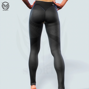 Legging de qualité supérieure en matière première de qualité supérieure, taille mi-haute, uni, pour femmes, avec plusieurs motifs et couleurs, et dernier article - Product Image 2