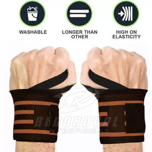 สายรัดข้อมือที่สวมใส่สบายด้วยการเย็บเสริมแรงเพื่อการฝึกน้ำหนักและฟื้นฟูกล้ามเนื้อ - Product Image 5