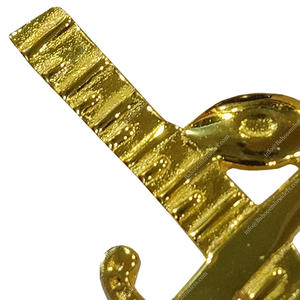 Bijou maçonnique en or pour collier d'officier fabriqué de manière experte pour les vêtements du rite Misraim - Product Image 2