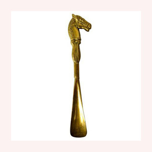 Chausse-pied en laiton lesté de luxe Design ergonomique pour un glissement sans effort avec une touche premium de classe - Product Image 2