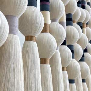 Tapiz de Fibra Moderno Saturno, Decoración Boho para Pared, Tapiz Asimétrico de Cuerda, Arte de Pared Japandi, Tapiz de Macramé de Saturno - Product Image 2