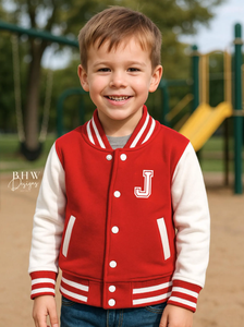 Chaqueta Letterman de Lana para Niños de Secado Rápido para Invierno, Chaqueta Letterman para Hombre de la Mejor Calidad Hecha a Medida, Rellena de Algodón Estándar - Product Image 5