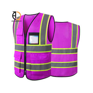 Chaleco de Seguridad Reflectante de Alta Calidad al por Mayor con Bolsillos Multifuncionales, Ropa de Seguridad y Protección - Product Image 2