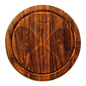 <b>Wooden</b> Tray <b>Cart</b> Dry Fruit Serving Tray for Kitchen Wedding Corporate Events Natural Crafts Wedding Gifts - Product Image 3