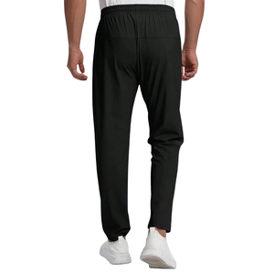 Men's Windproof Quick Dry <b>Stretch</b> Training Pants Lightweight Breathable Polyester/Cotton Knitted Fabric Casual Elastic Waist - Product Image 2