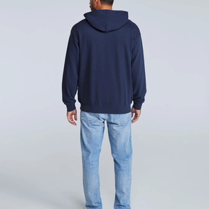 Sudadera con capucha de algodón de alta calidad French Terry de gran tamaño para hombre con estampado de logotipo personalizado y lavado con ácido, precio barato al por mayor para invierno - Product Image 2