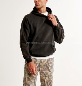 Sweat-shirt décontracté en coton noir pour homme - Product Image 5