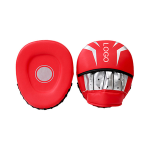 Manoplas de enfoque de boxeo de cuero de alta calidad Muay Thai Pads para entrenamiento de Kickboxing MMA - Product Image 2