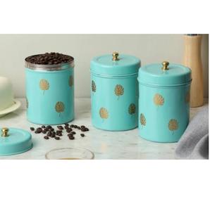 Bocaux décoratifs personnalisés, pot à thé, café, sucre, haricots, pot de rangement, pot en cuivre pour la cuisine, pots à provisions - Product Image 3