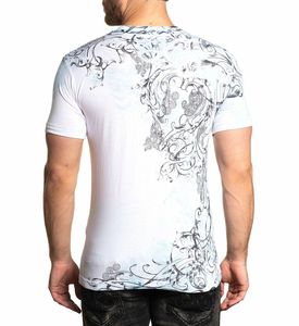 เสื้อยืดพรีเมี่ยมระบายอากาศสำหรับผู้ชายเสื้อยืดสีขาว - Product Image 2