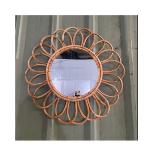 Miroirs muraux en rotin, miroirs décoratifs, miroirs de maquillage, miroirs de table, miroirs de maquillage en vrac pour l'exportation du Vietnam - Product Image 3