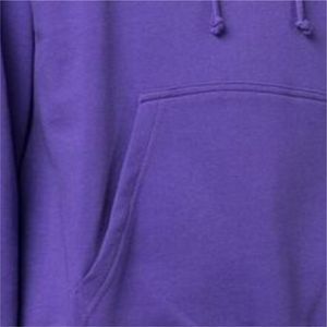 เสื้อมีฮู้ดผ้าฟลีซสีม่วงปกแบบปักโลโก้ด้านหน้าและด้านหลังอบอุ่นมีขนาดพิเศษสำหรับฤดูหนาว - Product Image 6