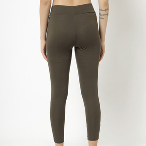 2026 Wholesale Custom Casual Workout <b>Leggings</b> for Women Yoga Active Wear Breathable High Waist Knee-Length Spandex/Polyester - Product Image 3